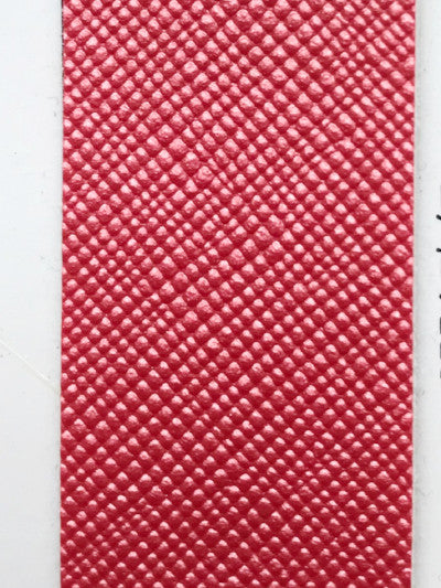 Red PU Eco-Leather Straps