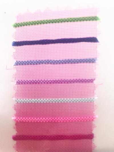 Pink Rainbow Mesh Fabric