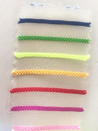 Multicolor Rainbow Mesh Fabric