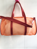 Pink Mesh Duffle Bag