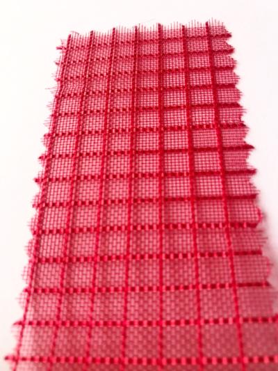 Red Mesh Fabric (Squared)