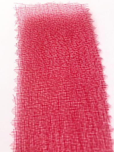 Red Mesh Fabric (Plain)